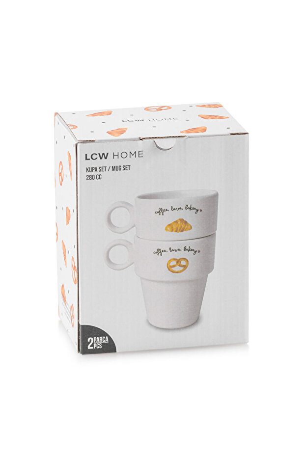 Sparkling Choices from Shining Store |   Printed Ceramic Mug Set of 2 280 ml - 4