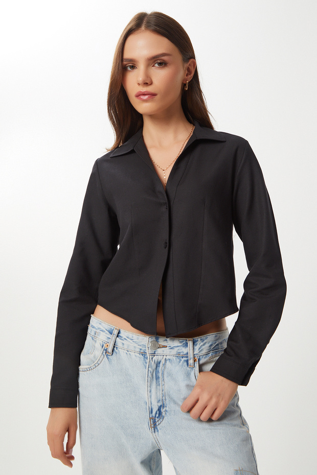 Oxford Shirt Lgp0024 Black