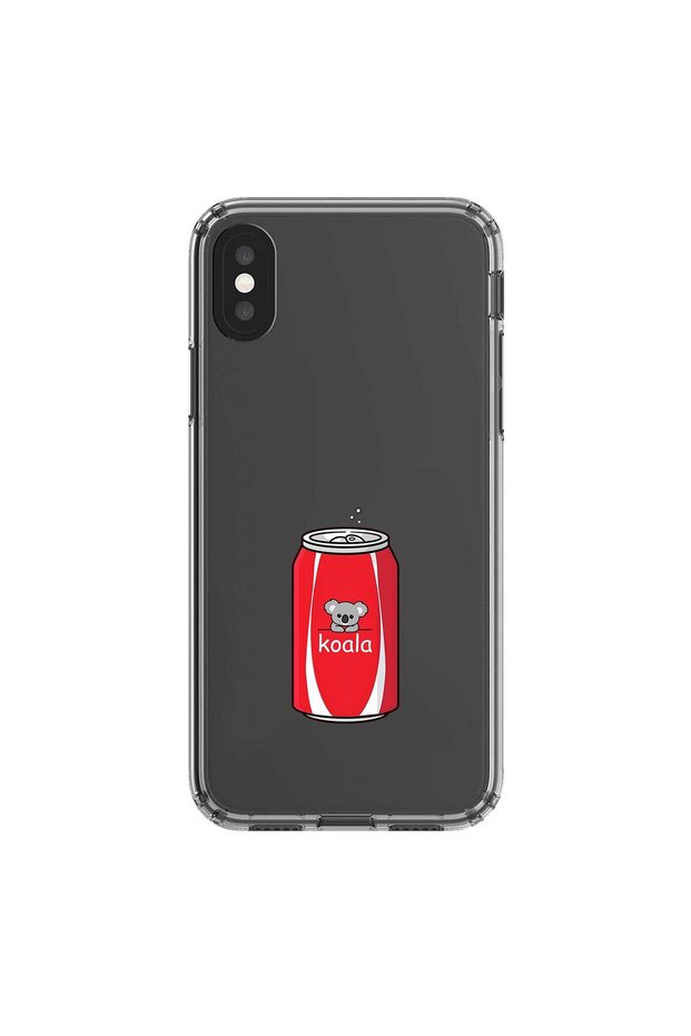 حافظة شفافة متوافقة مع هاتف iPhone XS Max بتصميمات الوجبات السريعة 4