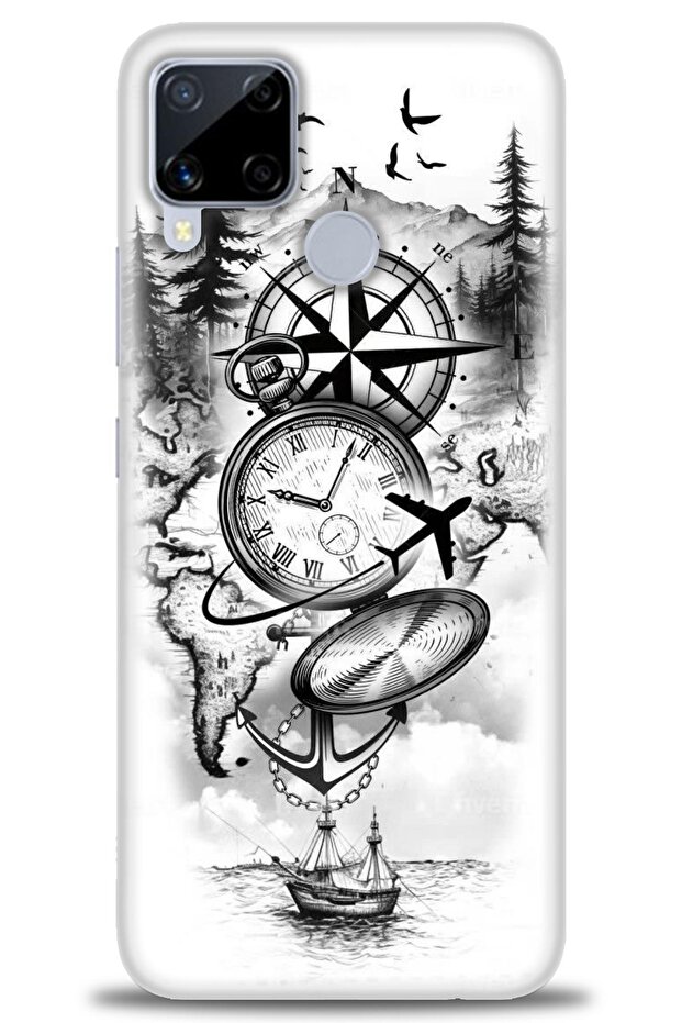 حافظة متوافقة مع C15 A+ Plus + واقي شاشة سيراميك غير قابل للكسر - 84 - 1