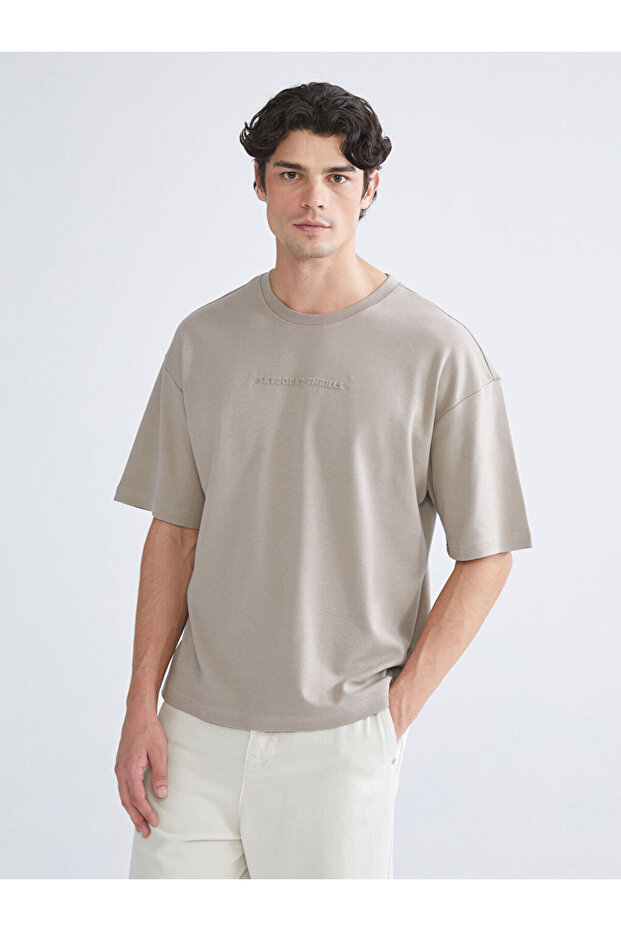 Sparkling Choices from Shining Store Zero Roba Collar Printed Men's T-Shirt