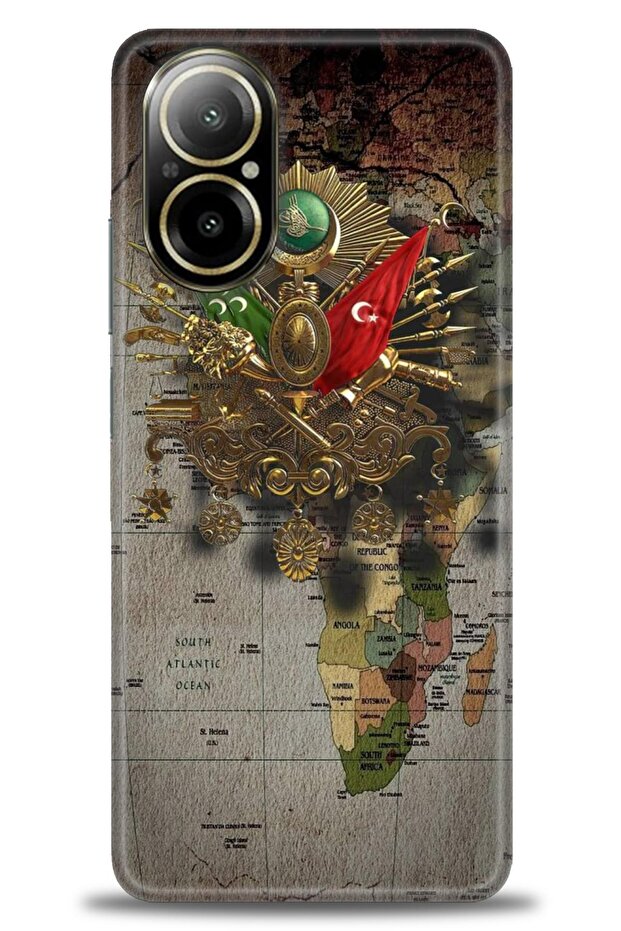 حافظة A+ Plus متوافقة مع 12 Lite 4G + واقي شاشة سيراميك غير قابل للكسر - 467 - 1