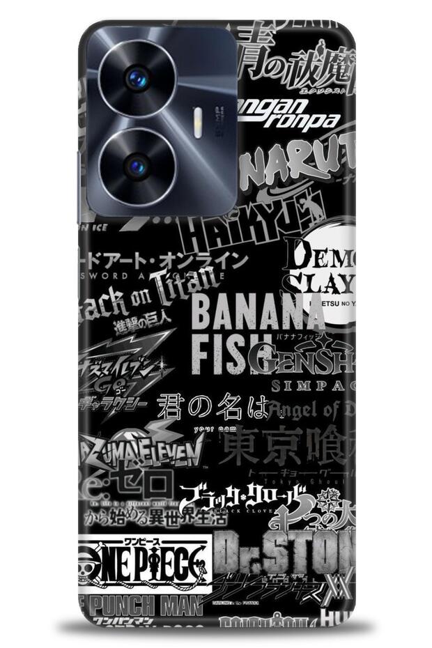 حافظة A+ Plus متوافقة مع C55 4G + واقي شاشة سيراميك غير قابل للكسر - 201 - 1