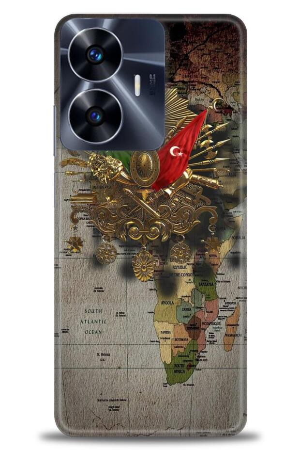 C55 4g Compatible A+ Plus Case + Ceramic Unbreakable Screen Protector - 467 - 1