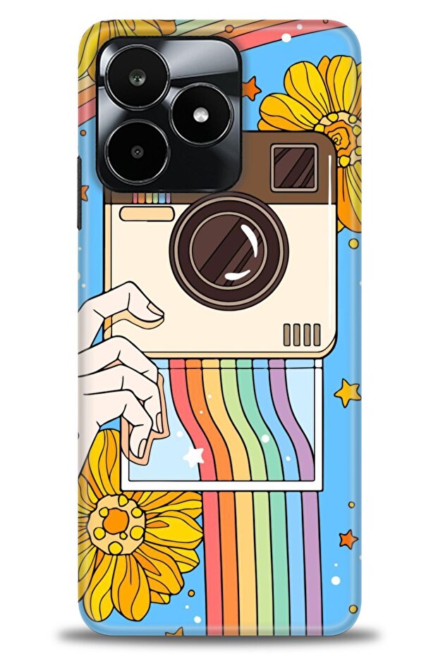 حافظة متوافقة مع C53 A+ Plus + واقي شاشة سيراميك غير قابل للكسر - 444 - 1