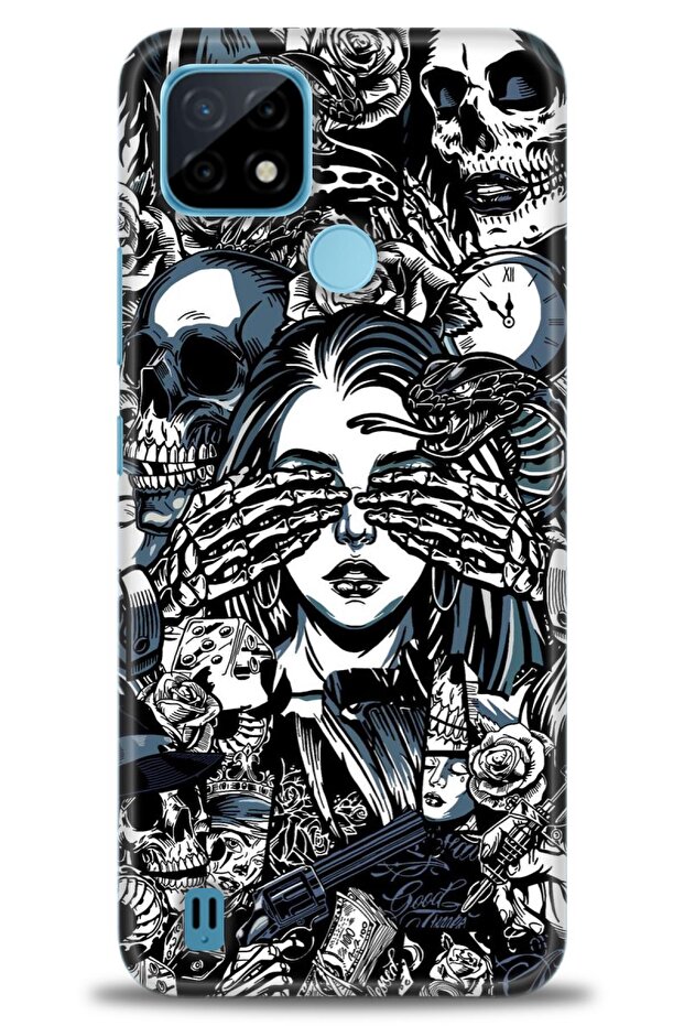 حافظة متوافقة مع C21 A+ Plus + واقي شاشة سيراميك غير قابل للكسر - 352 - 1