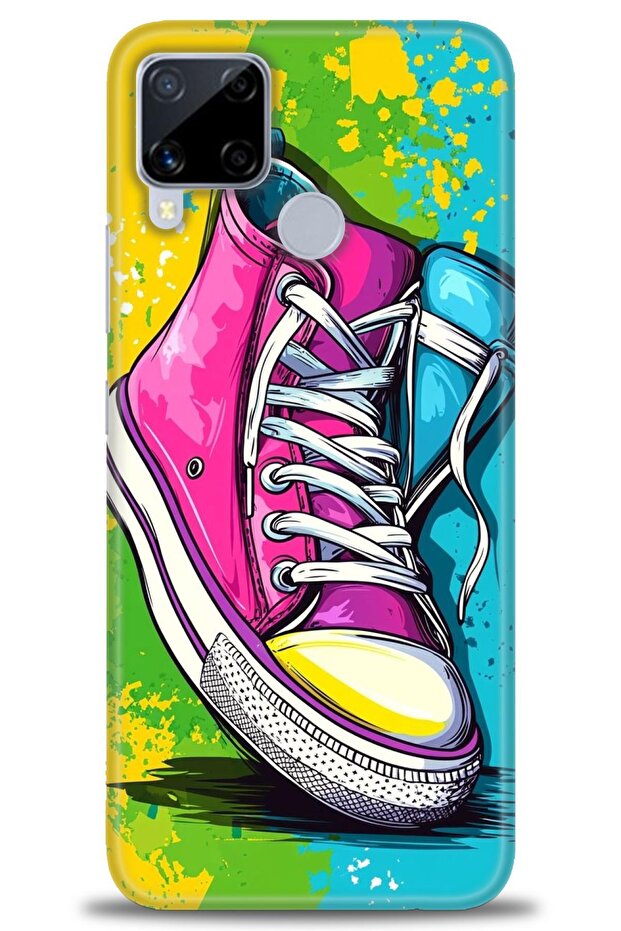 حافظة متوافقة مع C15 A+ Plus + واقي شاشة من السيراميك غير قابل للكسر - 441 - 1