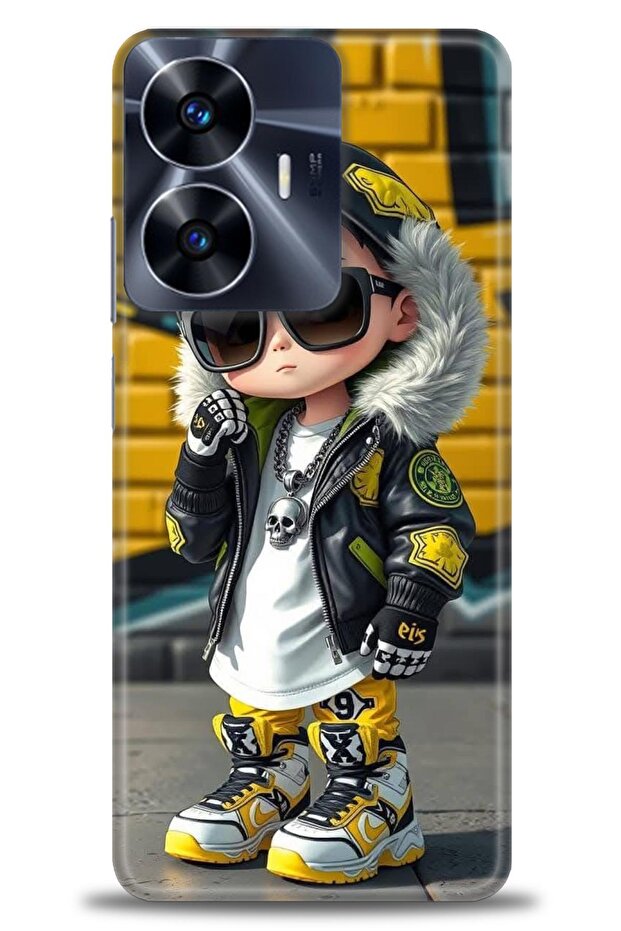 حافظة A+ Plus متوافقة مع 4G C55 + واقي شاشة سيراميك غير قابل للكسر - 255 - 1