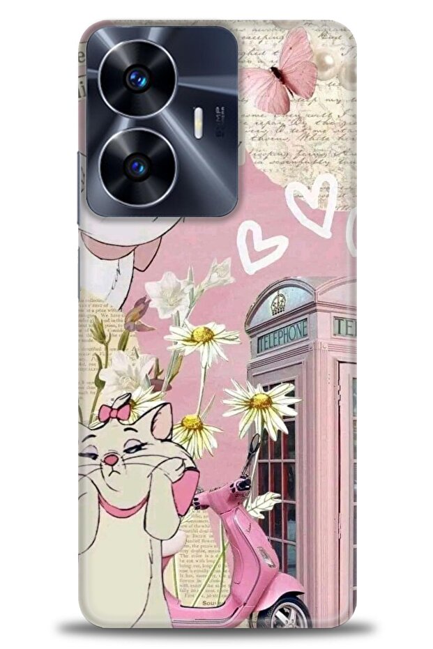 حافظة A+ Plus متوافقة مع 4G C55 + واقي شاشة سيراميك غير قابل للكسر - 218 - 1