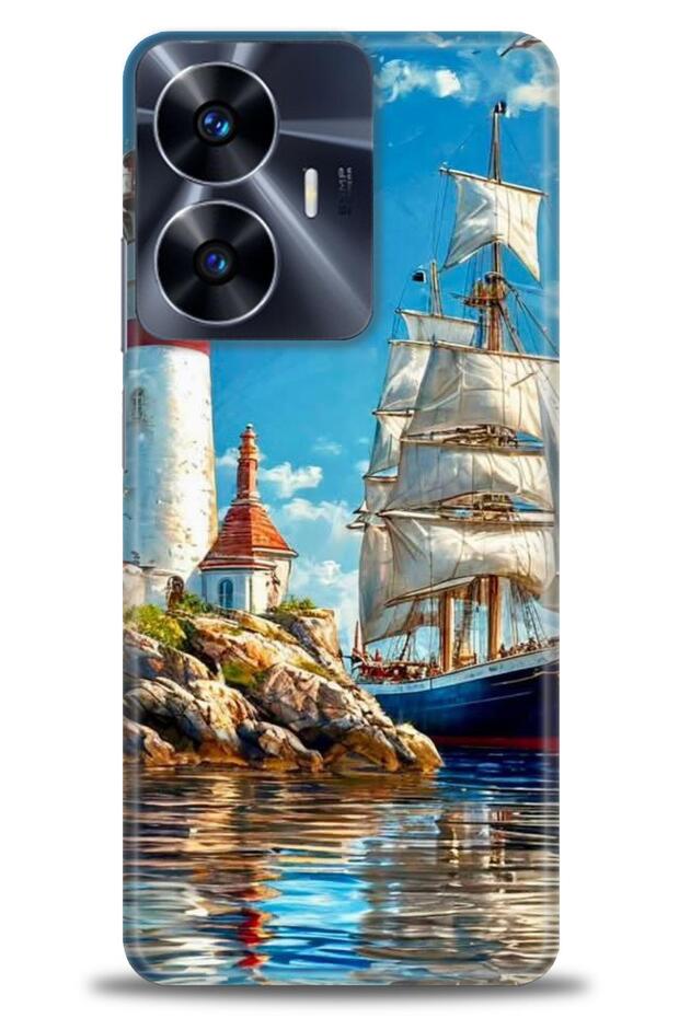 C55 4g Compatible A+ Plus Case + Ceramic Unbreakable Screen Protector - 239 - 1