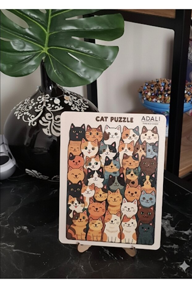 Ahşap Cat Puzzle - 5