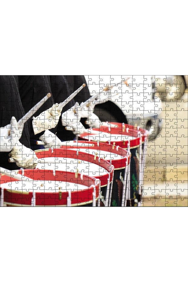 Cakasepetim Trampetler Red 120 Piece Puzzle Jigsaw Puzzle Mdf (Wood)