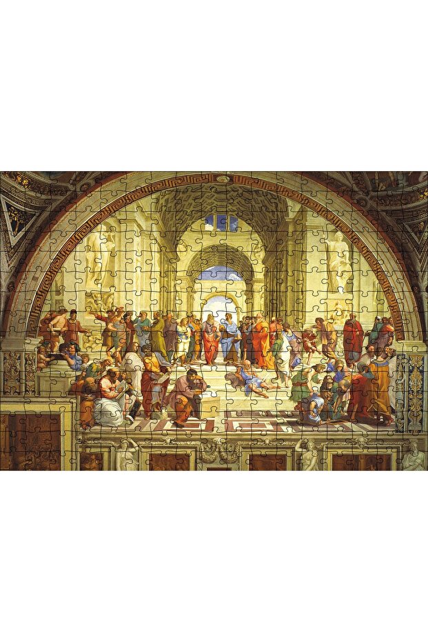 Cakasepetim Athens School 255 Piece Puzzle Jigsaw Mdf (Wood)