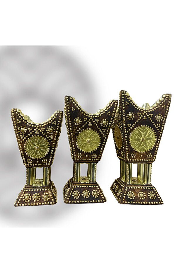مباخر نجدي مسمار نحاس 3 حجم مختلفة 29 cm 26 cm 24 cm