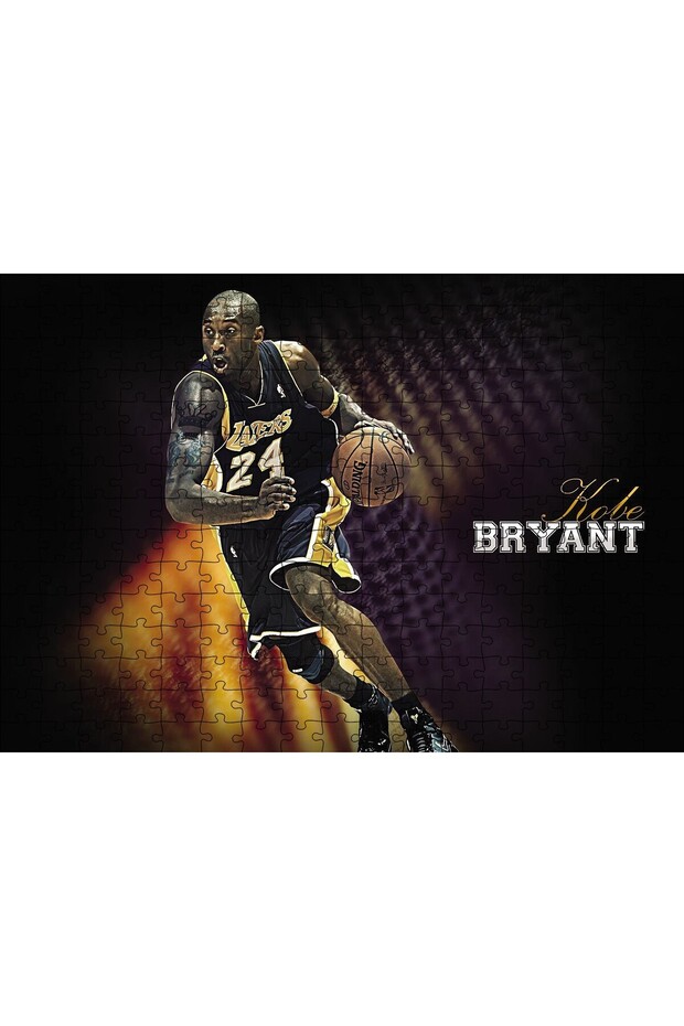 Cakasepetim Kobe Bryant Attack 120 Piece Puzzle Jigsaw Mdf (Wood)