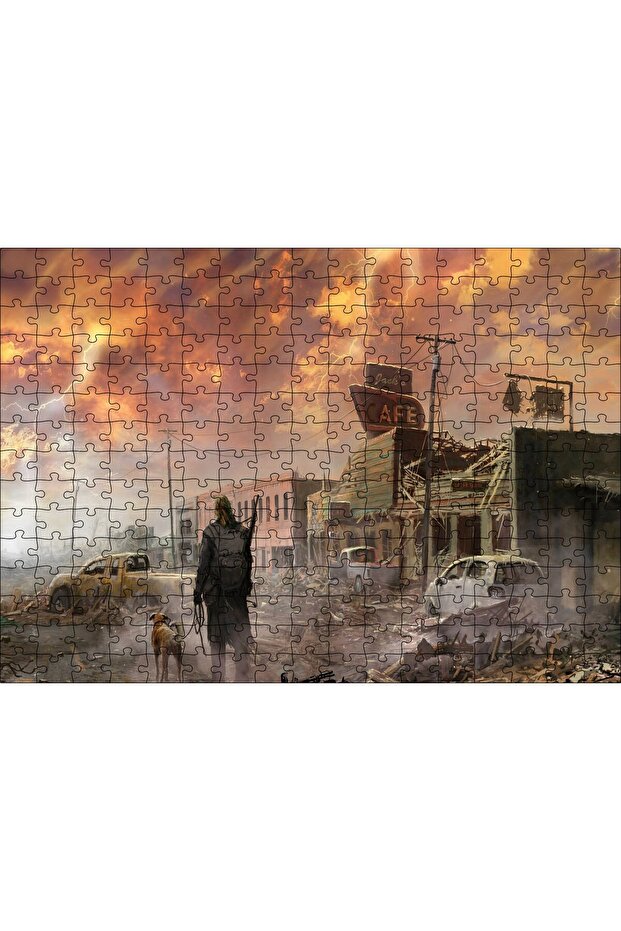 لغز صور لعبة نهاية العالم من كاكاسيبتيم، 120 قطعة، مصنوع من الخشب المضغوط (MDF)