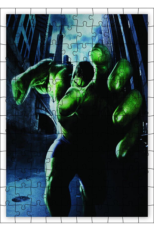 Cakasepetim Hulk 120 Piece Puzzle Jigsaw Puzzle Mdf (Wood) among Blocks