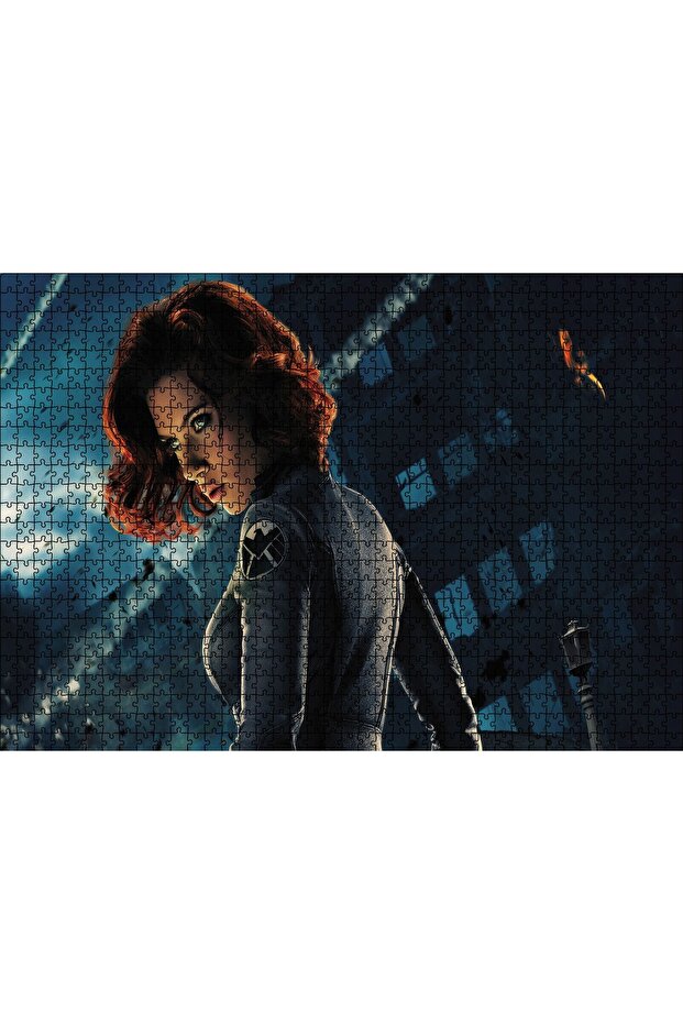 Cakasepetim Scarlett Johansson Profile 1000 Piece Puzzle Jigsaw Mdf (Wood)