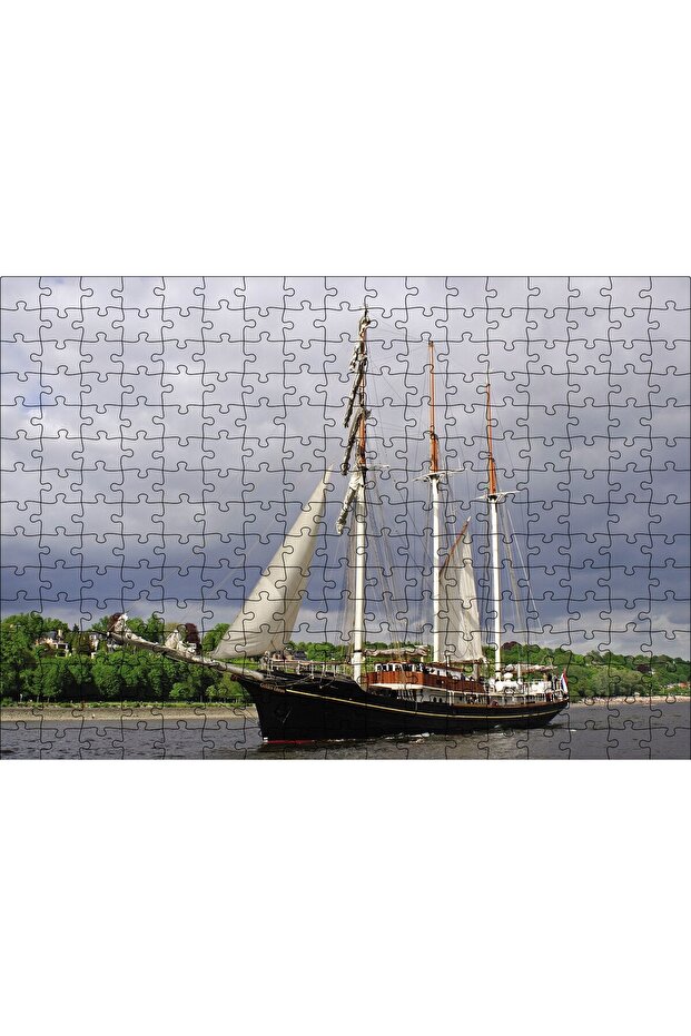 Cakasepetim Sailing Boat 120 Piece Puzzle Jigsaw Mdf (Wood)