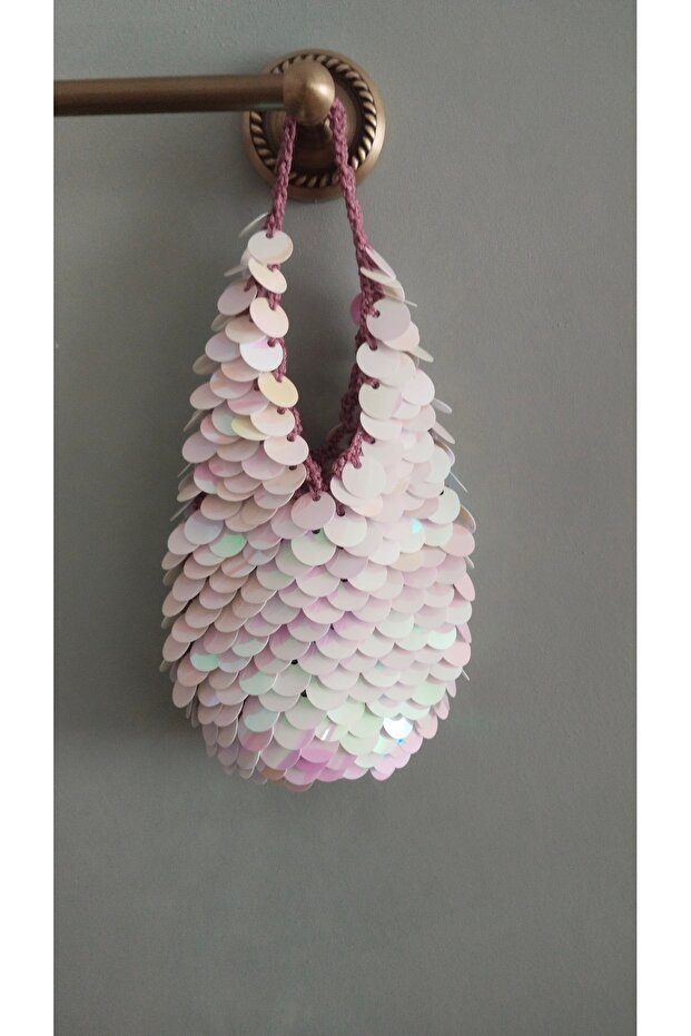 Pullu abiye çanta - 1