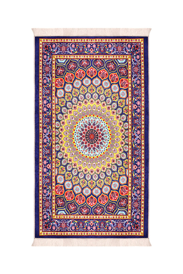 Saks Süngerli Kadife Seccade - 1