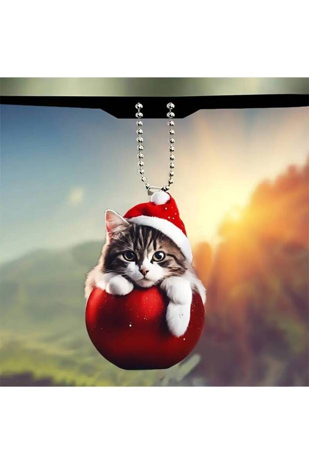 Cat Keychain with Cat Figure 3D (Yilbaşii) - 1