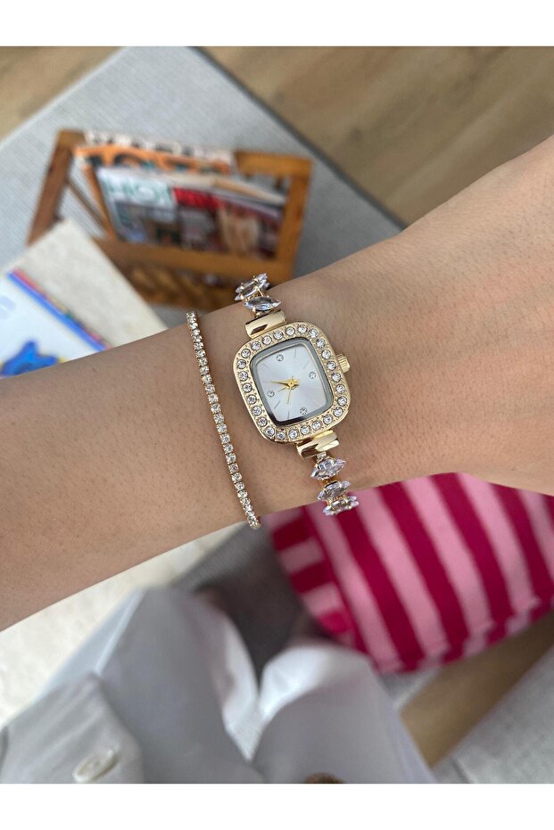Kare model zarif kol saati - 1