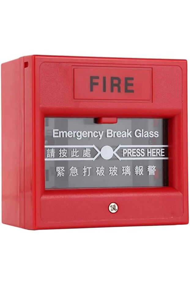 Emergency Break Glass Fire Alarm Door Release Exit Button