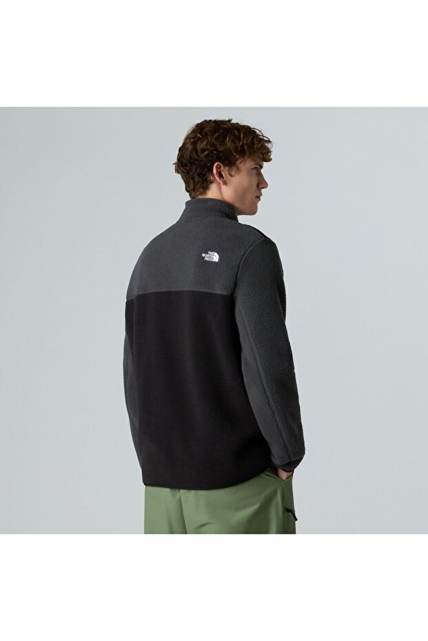 M YUMIORI 1/4 ZIP férfi pulóver NF0A883SS5H1 fekete-L - 5