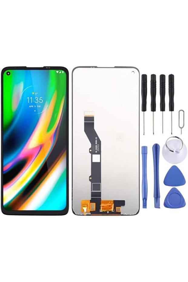 LCD Screen and Digitizer Full Assembly for Motorola Moto G9 Plus XT2087-1