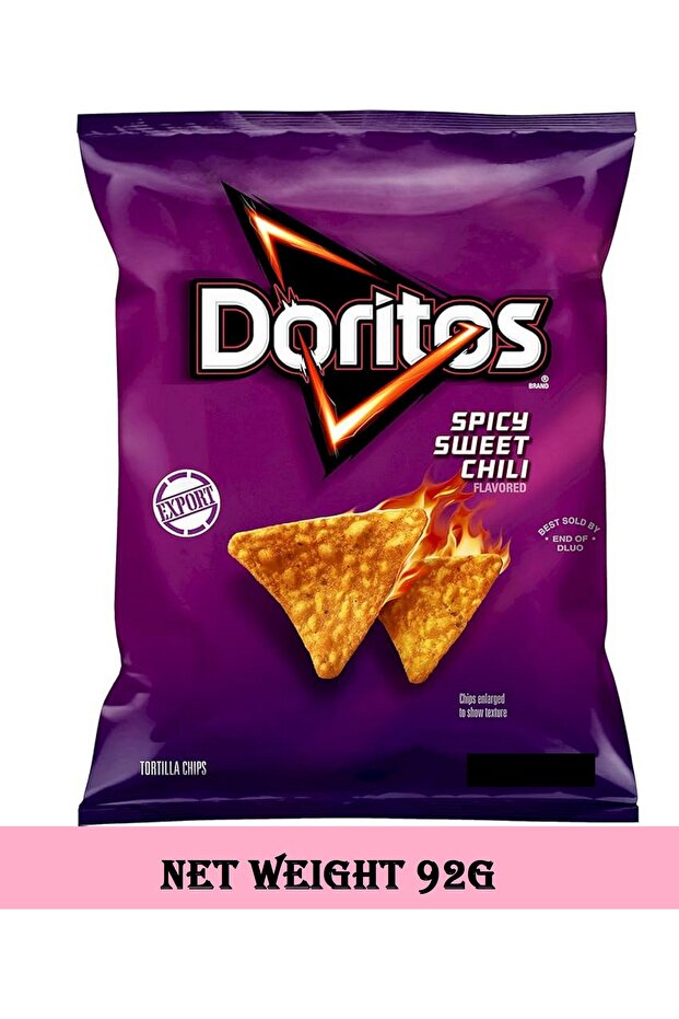 Spicy Sweet Chill Flavored Tortilla Chips 3.25 Oz (92g)-Export x12