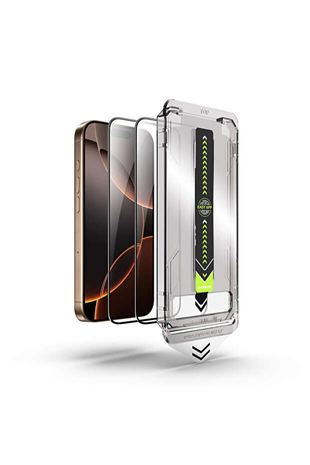 iPhone 17 Pro Max TitanGlass FullCover, μαύρο - 2