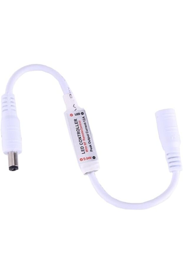 Mini Single Color LED Controller with 11 Keys RF Remote Control, DC 5-24V (White) - 2