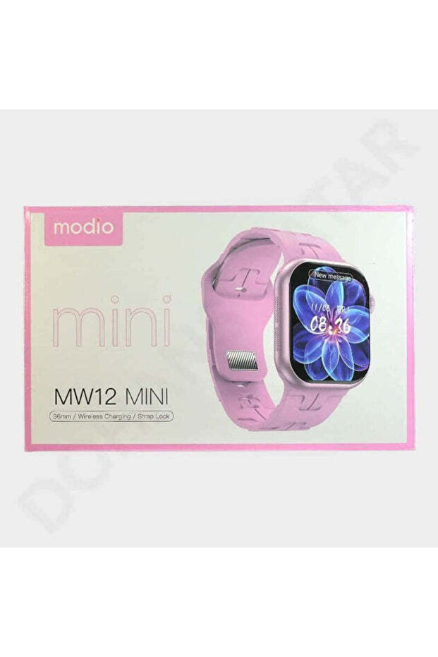 MW12 Mini Smartwatch Black - 2