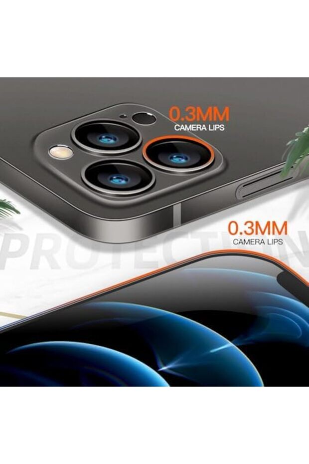 iPhone 14 Pro Max Back Cover Case, Black, Protective Camera Design - 6