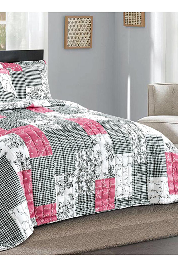 Soft Velvet Comforter set, 4 Pcs Soft Bedding Set, Single Size 160x210cm - 3