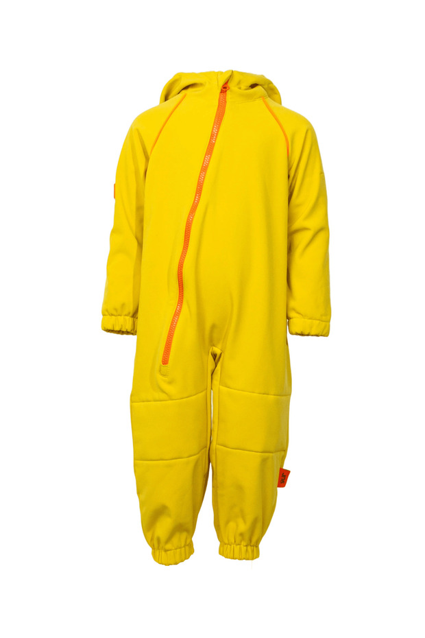 Salopă softshell-galbenă - 1