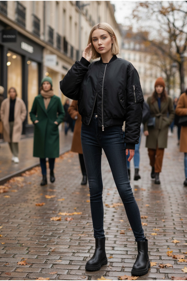 Crop Over size Bomber Mont - 1