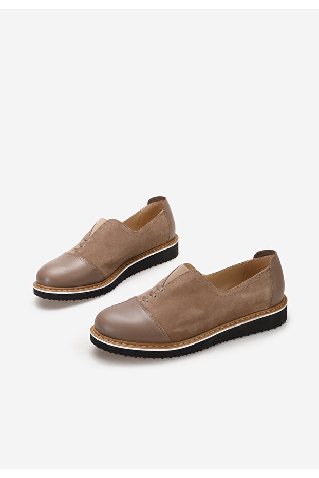 Pantofi casual dama piele Ariva V2 maro - 4