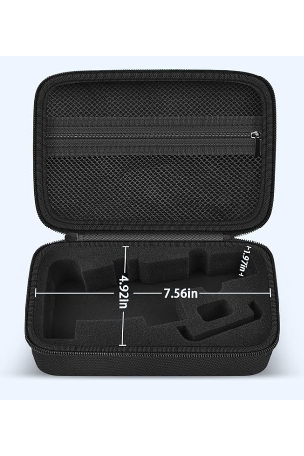 جراب أسود (للحافظة فقط) جراب Osmo Mobile 7P متوافق مع مثبت DJI Osmo OM 7 Pro/7 Gimbal، Travel B