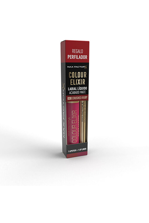 Color Elixir Lipliner Soft Matte Lot Nr. 030-Crushed Ruby, 2 Stück - 1
