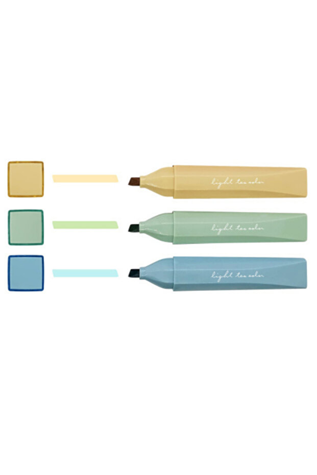 Highlighter Pen Pen Type 3-Pack Yellow, Green, Blue Chosch Cs-H816-6