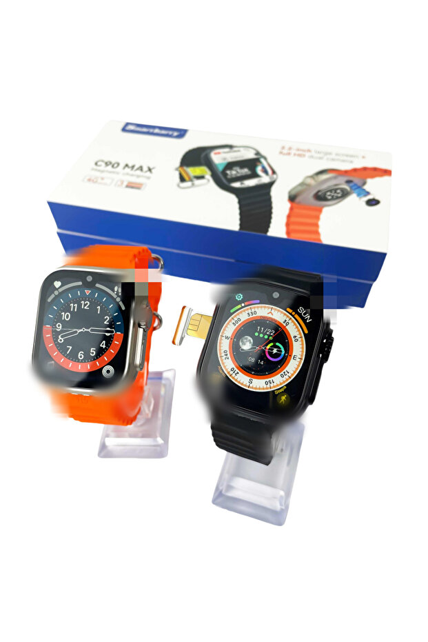 C 90 Maximum Smartwatch, with SIM Card Global Positioning System 4G Camera AI Voice Assistant - 5