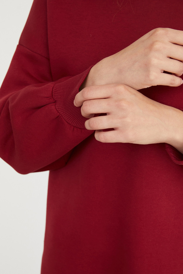 سويت شيرت أساسي برقبة دائرية مكون من 3 خيوط - 6