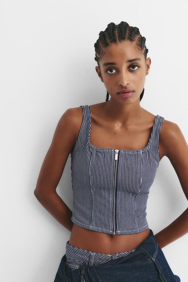 Çizgili korse top - 1