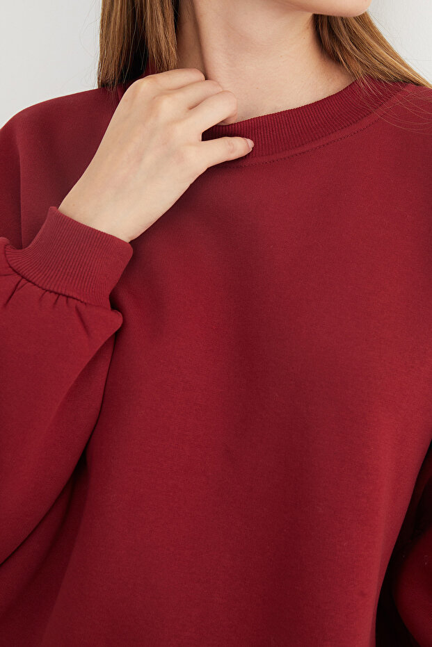 3 Thread Basic Oversize Sweatshirt - 5