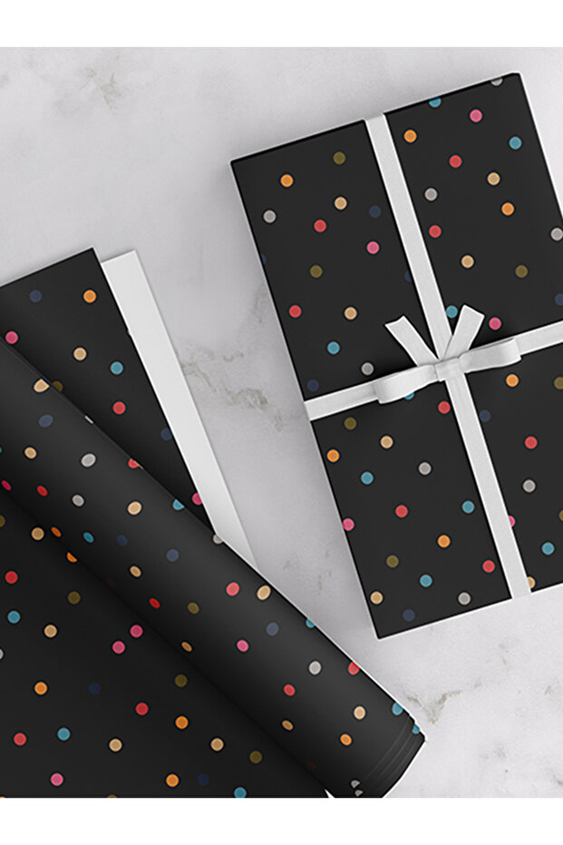 Just for you, Black, Gift Wrapping Paper Pack