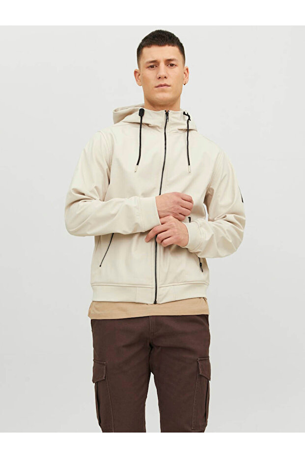 Softshell Bej Erkek Ceket 12236300 - 4