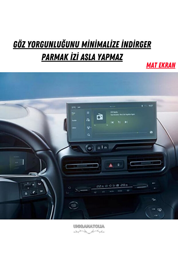 Opel Combo 2024 Navigation and Multimedia Compatible Matte Screen Protector - 2