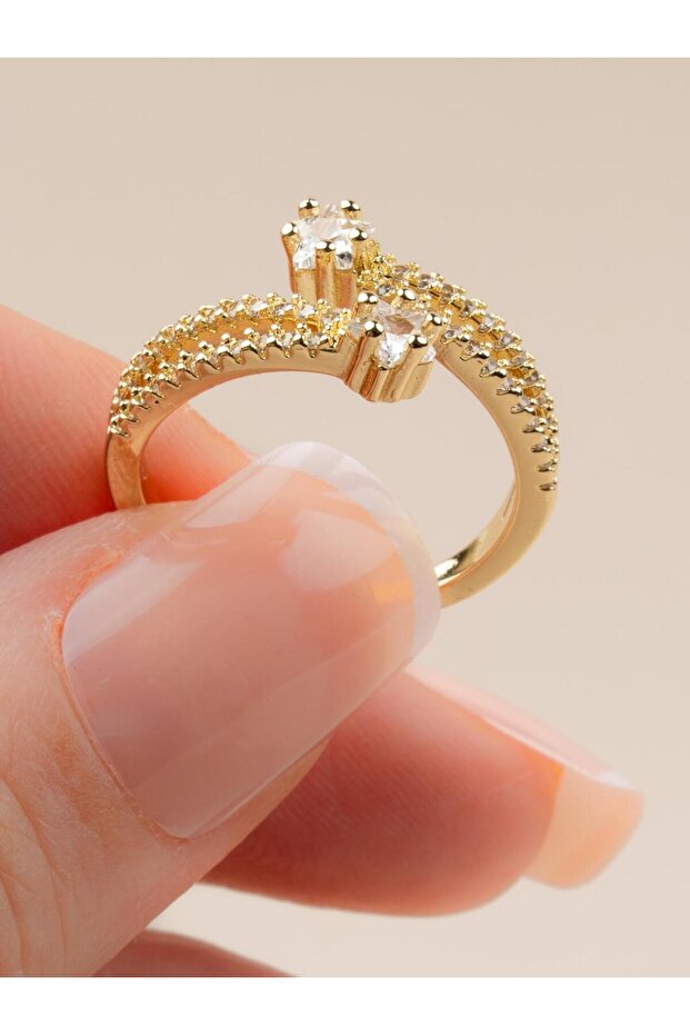 Astriora Star Zircon Stone Adjustable Ring